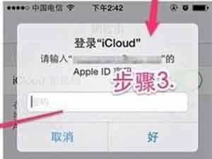 在弹出框输入 iCloud 密码登录